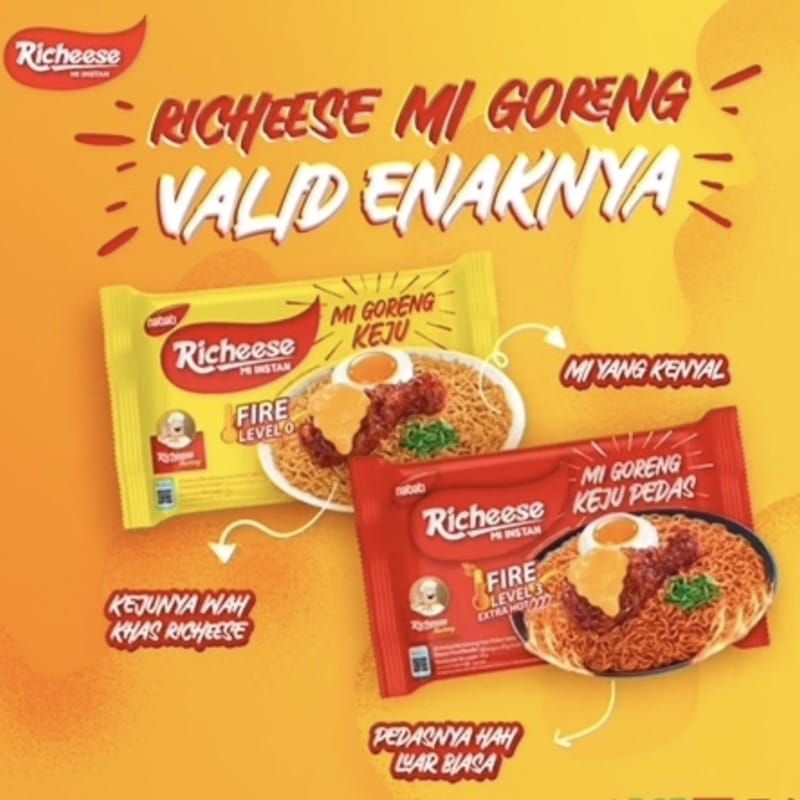 

Mi Goreng Keju Richeese Level 0 & Level 3