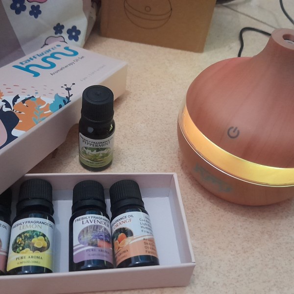 Humidifier Diffuser Aromaterapi Essential Oil Aromatherapy Disfuser Ultrasonic Pelembab Udara Pengharum Ruangan