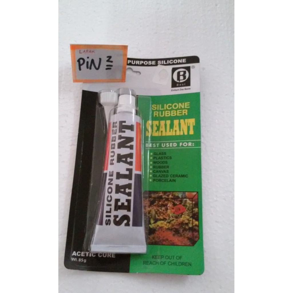 

LEM SEALANT super sealant silen bening / Hitam bisa buat Kaca Keramik Plastik Kayu Karet Akuarium