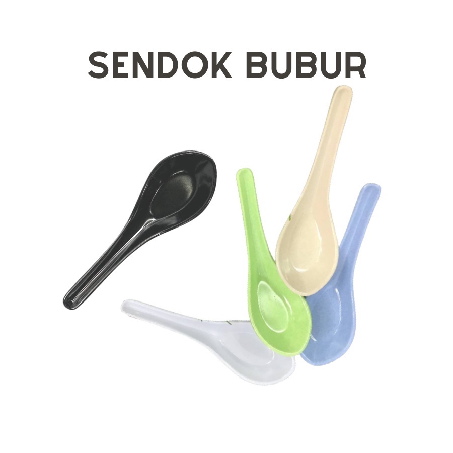 Sendok Bubur / Sendok Bebek Melamine Ukuran 13cm - Sendok Sup 5.4inch