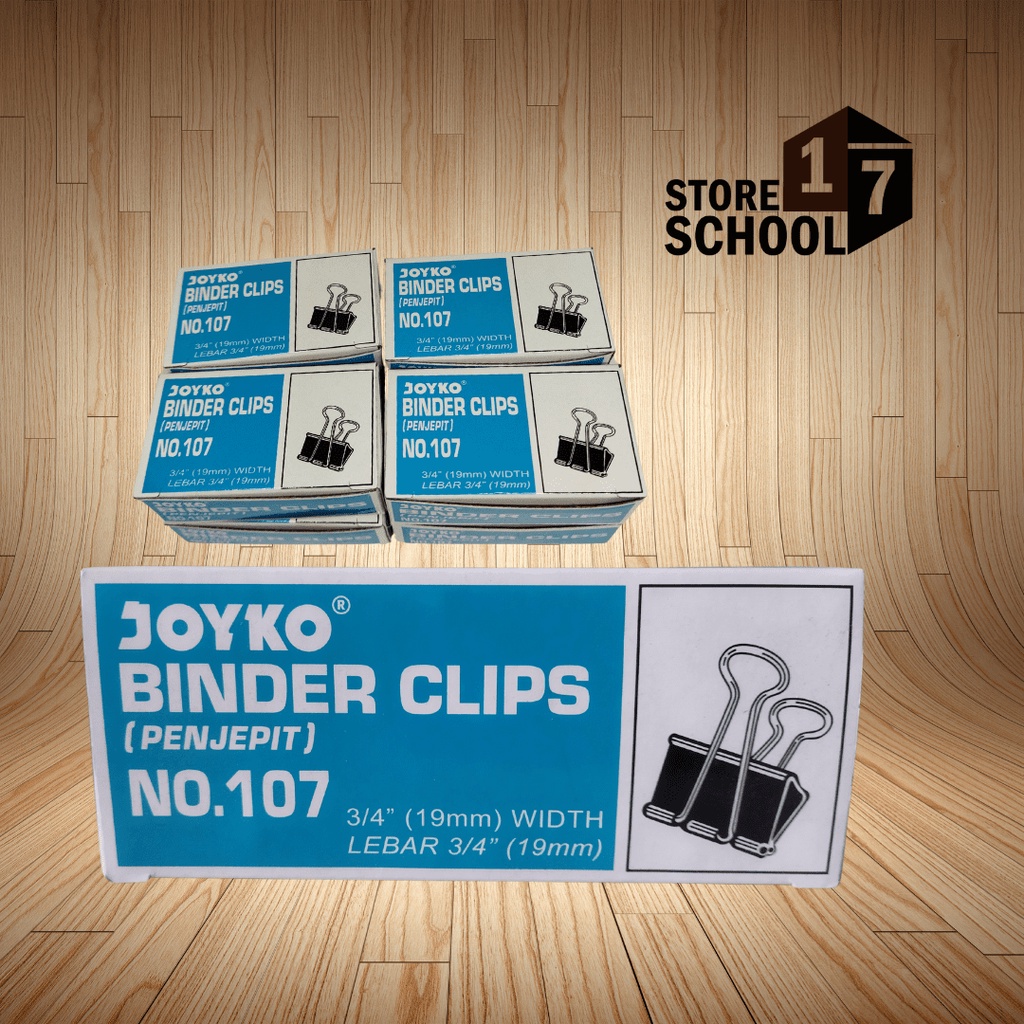 

oyko Binder Clip/Klip Penjepit Kertas File 1 Box