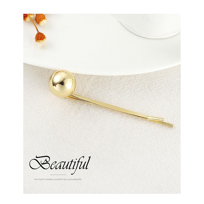 LRC Jepit Rambut Fashion Gold Letter Hairpin Set Y61635