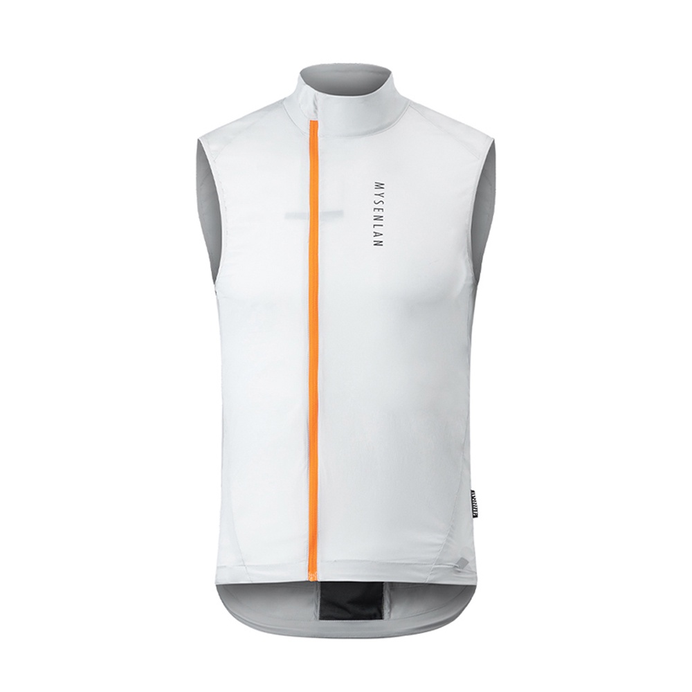Rompi Sepeda Mysenlan Vest Vast Silver White