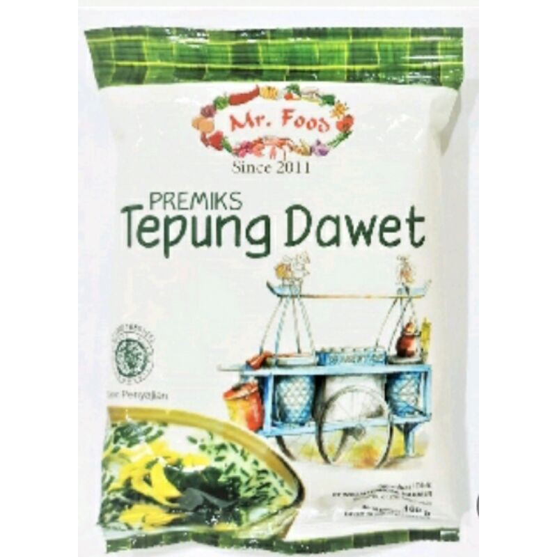 

Tepung Dawet Tradisional Pandan Mr. Food 100 gr