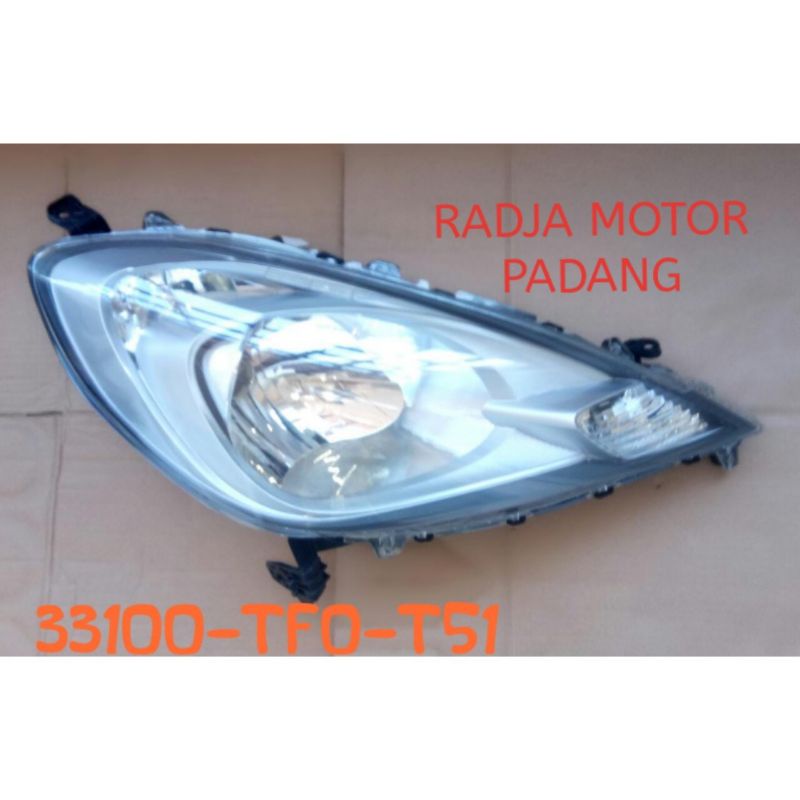 head lamp lampu depan lampu besar honda jazz rs 2012