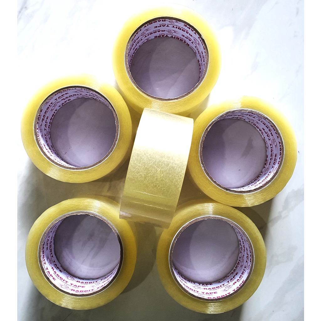 LAKBAN Bening RABBIT TAPE / Lakban Coklat BERETTA TAPE OPP TAPE 45 CM x 100 YARD FULL SUPER LENGKET