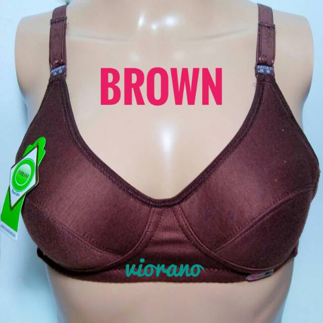 TERLARIS Sport Bra Viorano Hanna / Bra Tanpa Kawat 34 36 Bh Wanita Murah Busa Tipis Tanpa Kawat Bra Cewek Kutang Ibu Pakaian Dalam Wanita