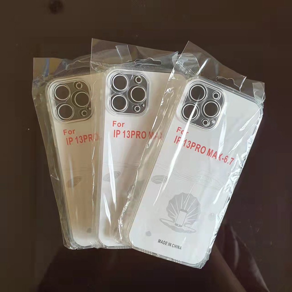 Softcase IPhone 13 12 11 Pro Max X XS 6 7 8 Transparan BeningCase IPhone Case silikon anti licin-lPhone 13 PRO MAX