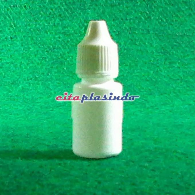 BOTOL PLASTIK LDPE + TUTUP, 15ML CENDO TETES MATA, PUTIH DOFF, LUNAK