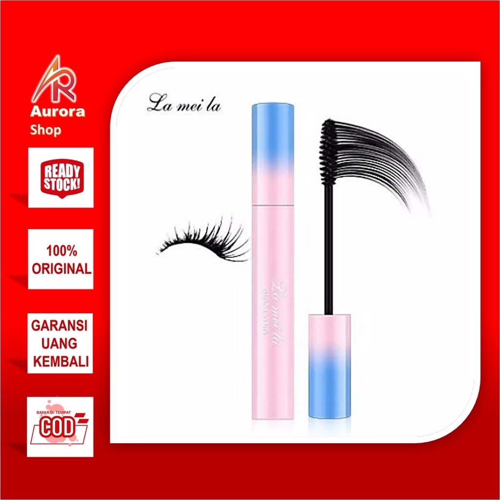 Lameila Brush Waterproof Curling Maskara Eyelash 4D Fiber Mascara By Aurora 1006