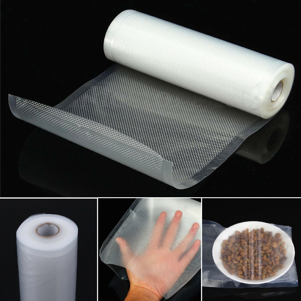 500 Cm/Roll Makanan Vacuum Packing Bag Daging Buah Sayuran Vakum Seal Kantong Penyimpanan Untuk Makanan Segar Menjaga Sous Vide Roll Bags Aksesoris Dapur