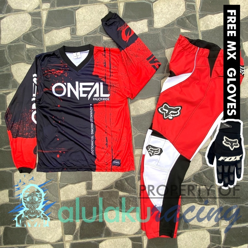 Jersey &amp; Celana MX Trail Motocross - Paket Bundling ONCT0310-F41