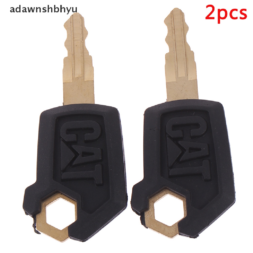 Adawnshbhyu 2pcs 5P8500 Alat Berat Ignition Loader Dozer Key Untuk Caterpillar