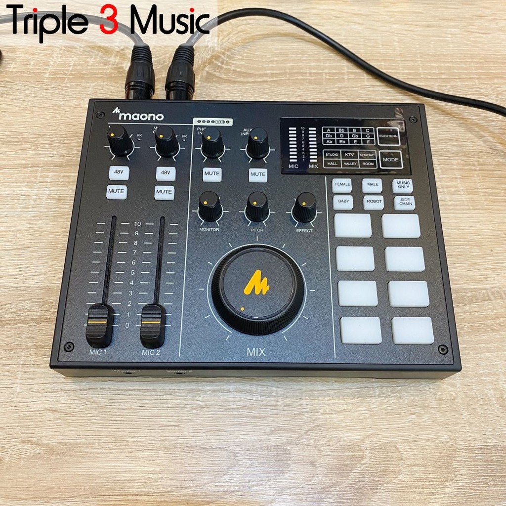 MAONO AM100 Bundle Paket Podcast 2 orang With Stand Arm