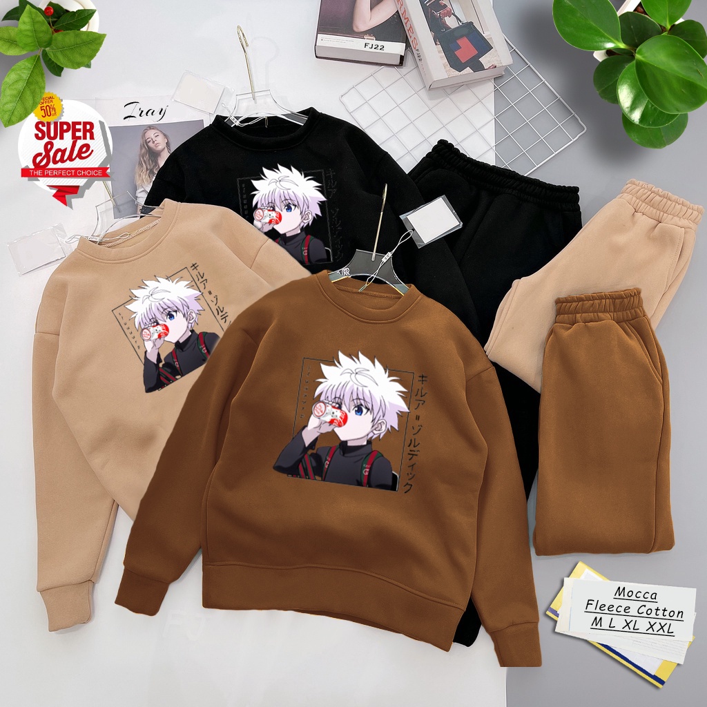 Sweater Killua Zoldyck Gucc Drink Cola | Sweater Pria &amp; wanita |Dhea Fashion