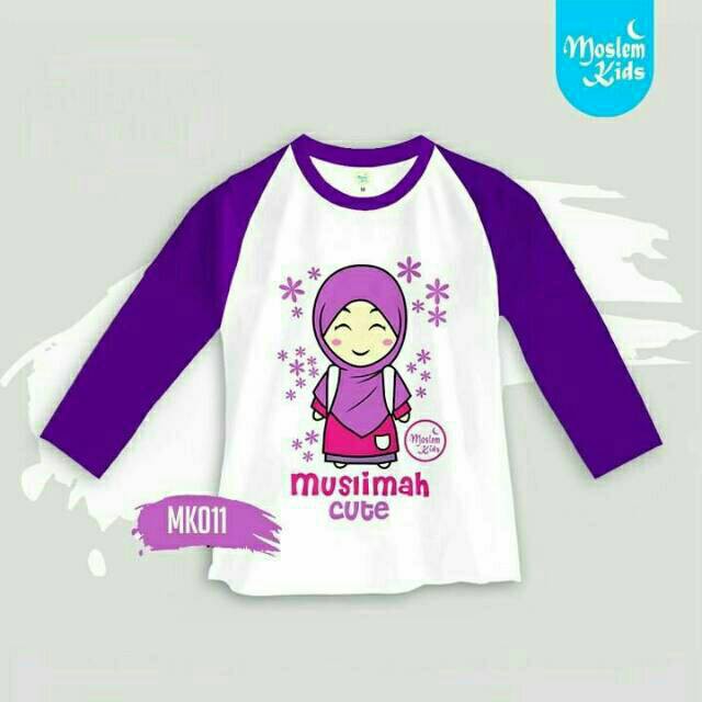 Kaos Anak Moslem Kids Size S-M