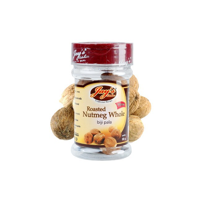 

Jays Roasted Nutmeg Whole 60Gr