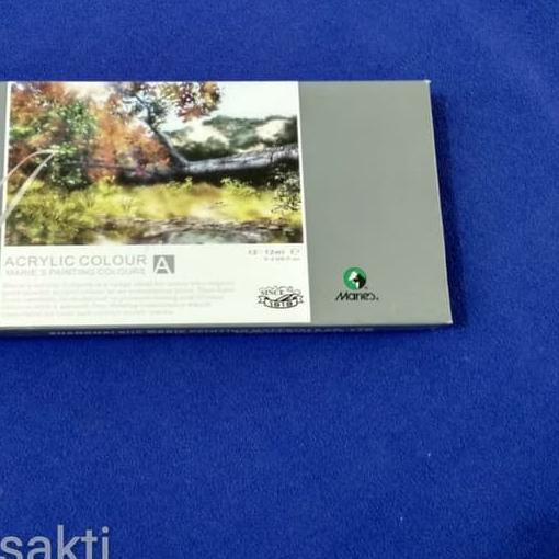 

✫ Cat Acrylic maries 12 warna 12 ml (1 pack) ●