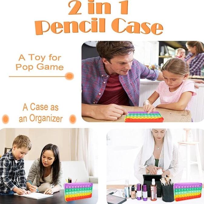 

Tempat Pencil Anak Perabotrumahku Ready Kotak Pensil Pop It Tempat Pencil Pop It P005