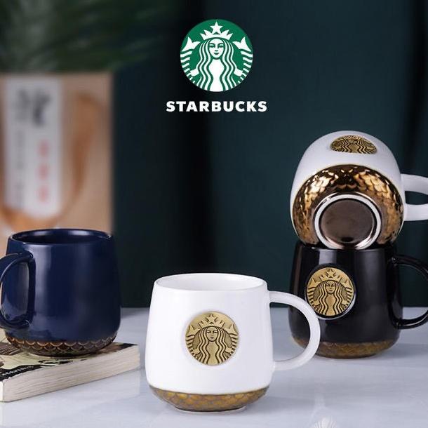 STARBUCKS OFFICIAL MUG Cangkir Kopi Teh SIREN Tembaga - Biru