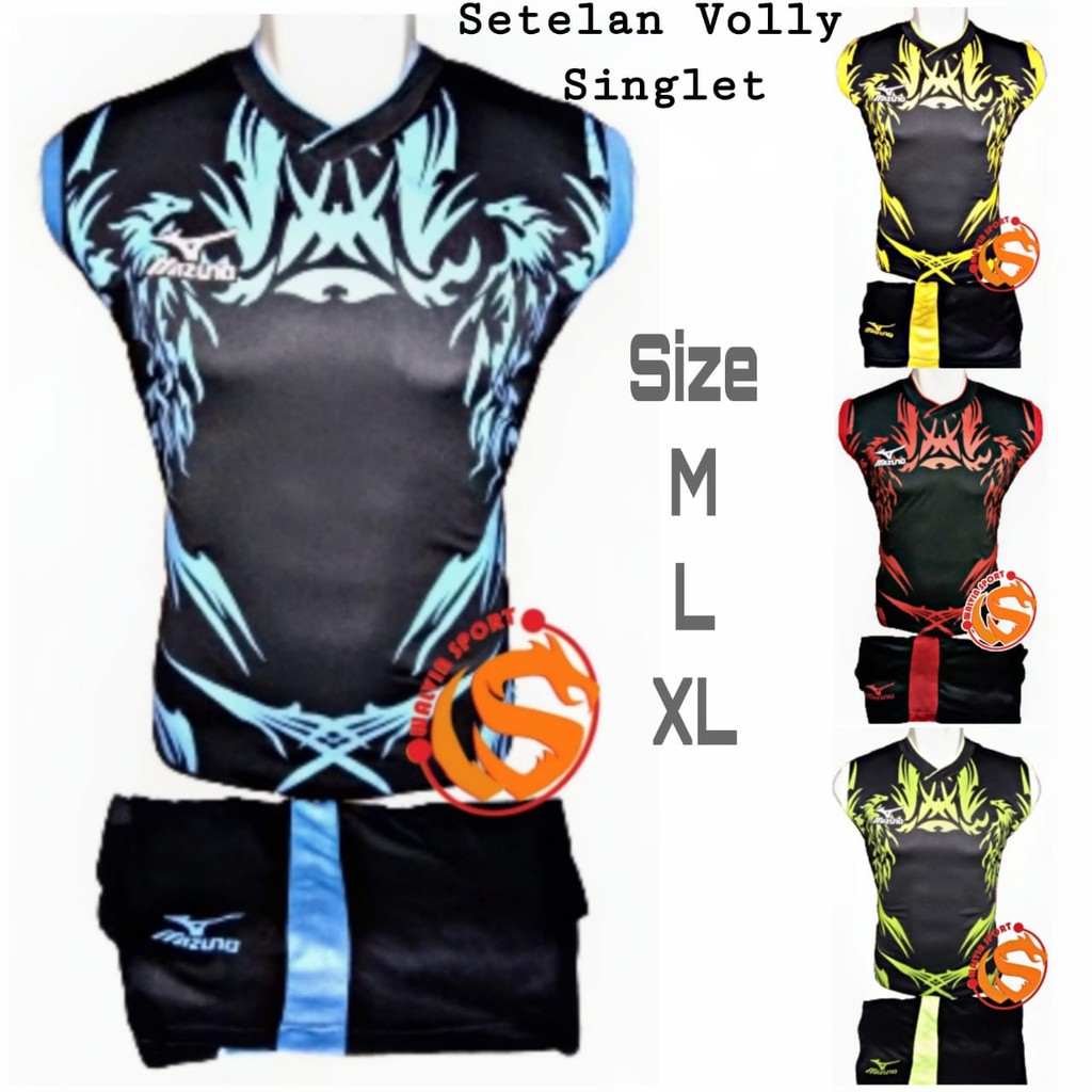 SETELAN VOLLY SINGLET - BAJU VOLI SINGLET PRIA - KAOS SINGLET VOLLY/KAOS VOLLY MZ08