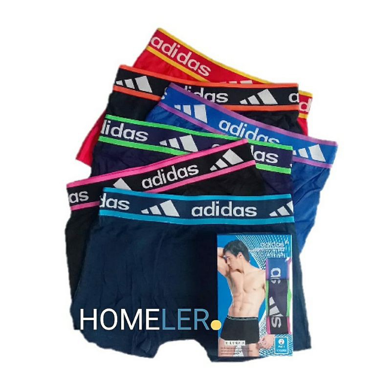 Celana Dalam Pria Dewasa (1 Box Isi 3 Pcs) / Celana Dalam Pria Boxer / Cd Sempak Boxer Pria