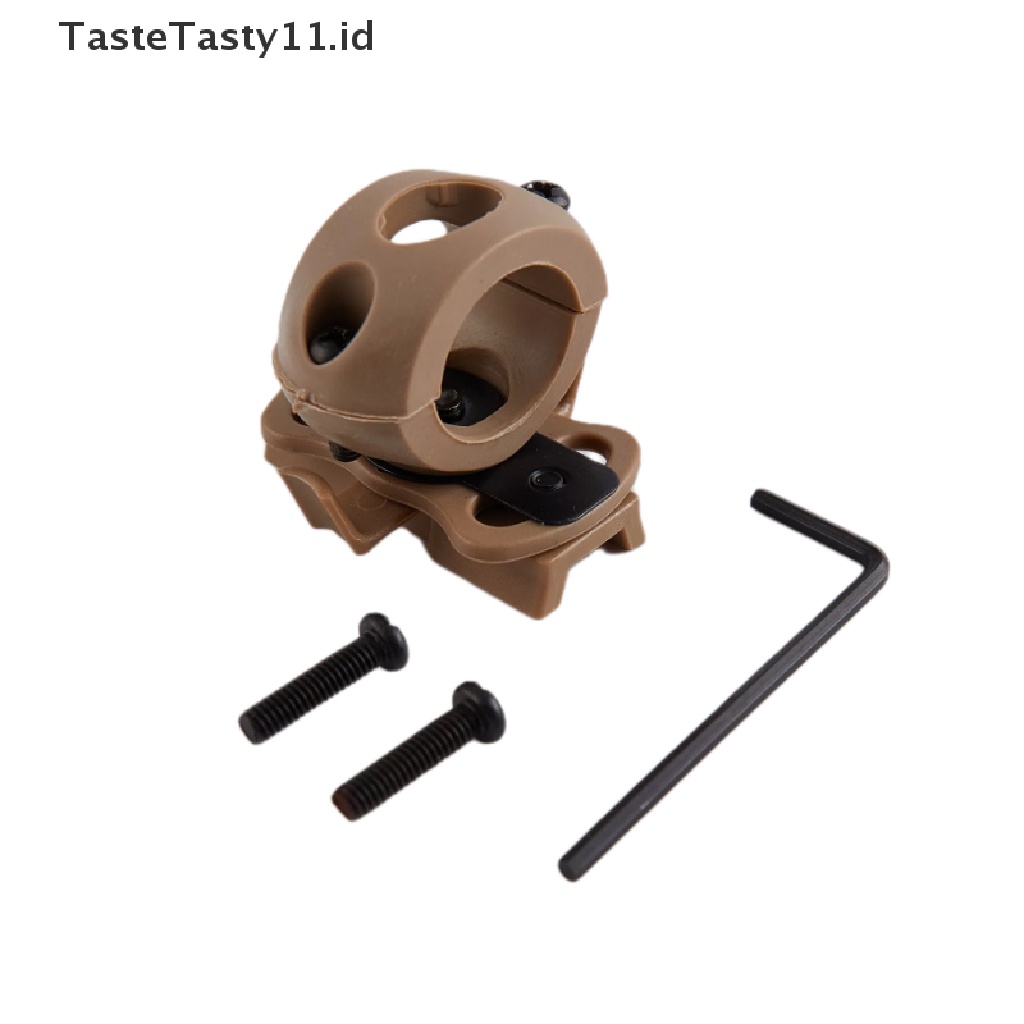 (TasteTasty) Holder Senter Kepala Taktis Untuk Helm Sepeda