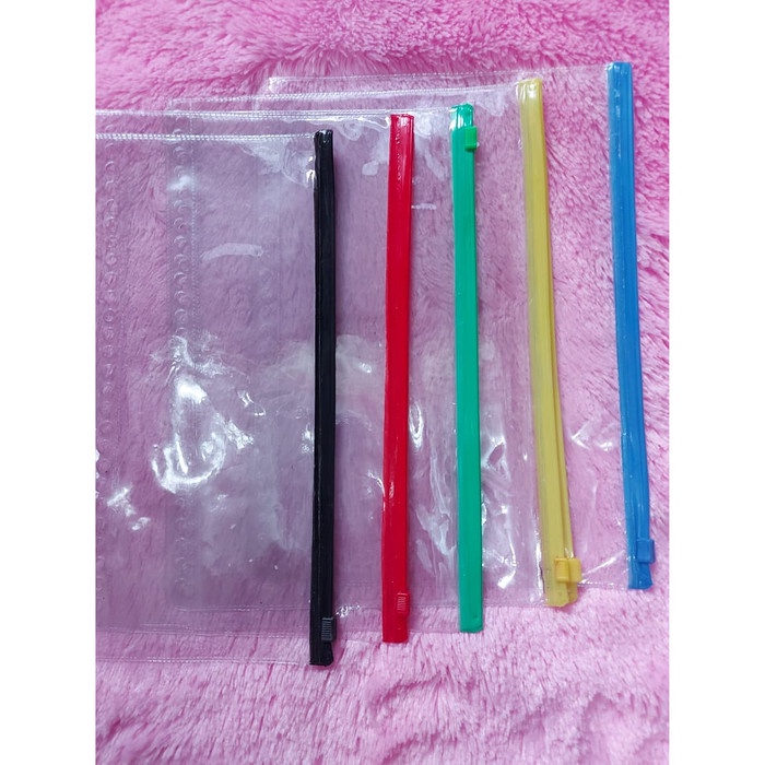 

Mudah Ziiper Zip Locked Multiholes Untuk Binder A5 Dan B5 Trendi
