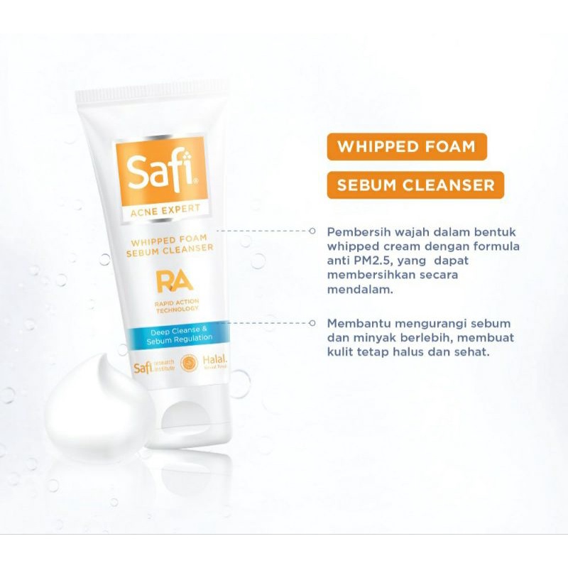 Safi Acne Expert Whipped Foam Sebum Cleanser