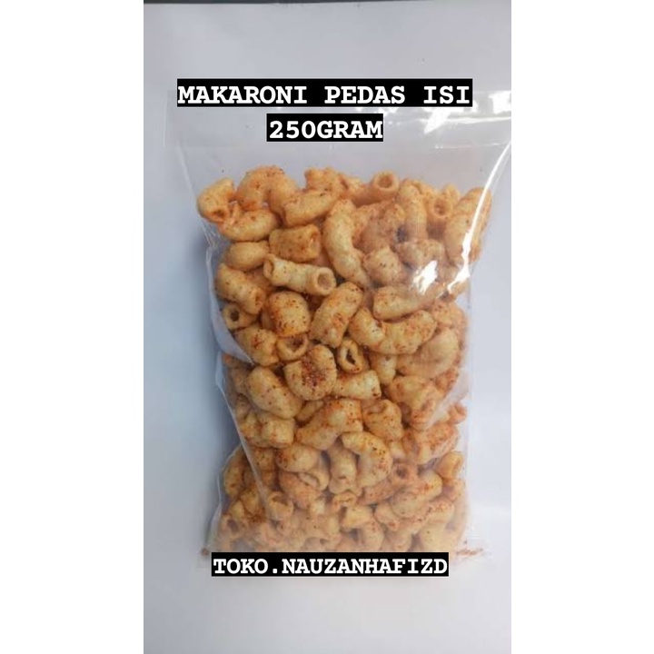 

MAKARONI BESAR PEDAS JAJANAN JADOEL ISI 250GRAM