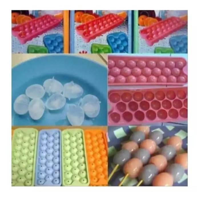 Cetakan Es/Puding/Agar-agar Bentuk Telur Puyuh ( 1 set )