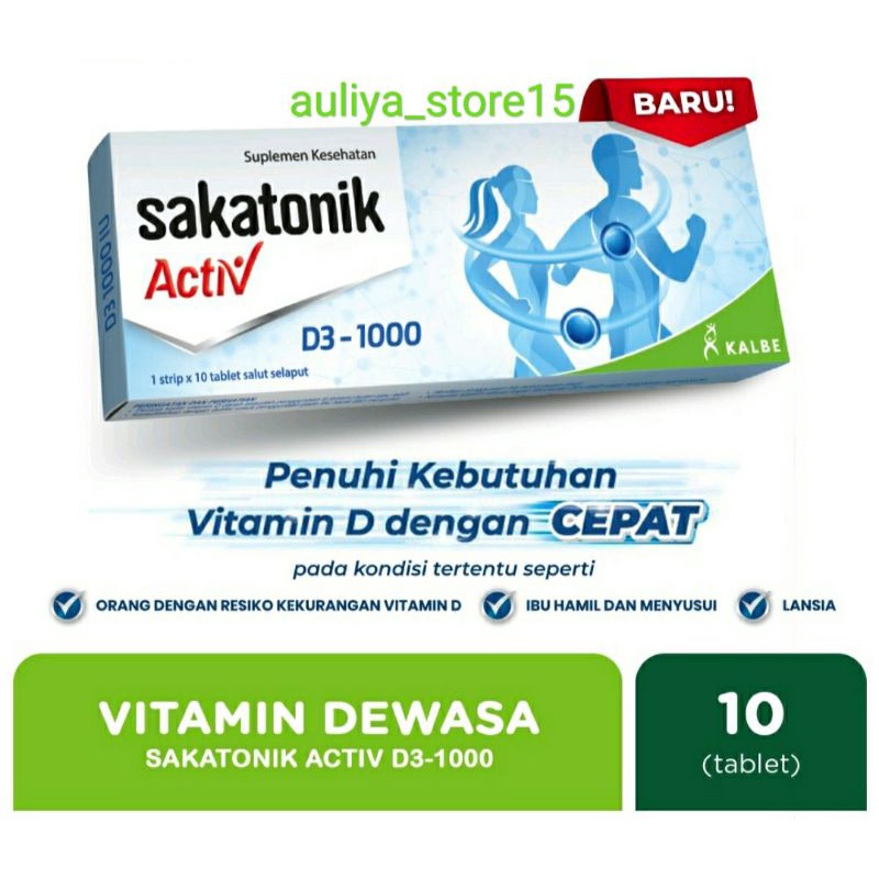 VITAMIN D3 1000 IU SAKATONIK D3