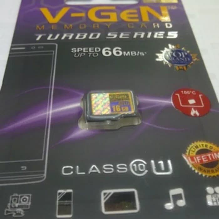 (COD) Micro SD V-GEN 16 GB Class 10 Turbo / MicroSD HC V-Gen 16 Gb Class 10