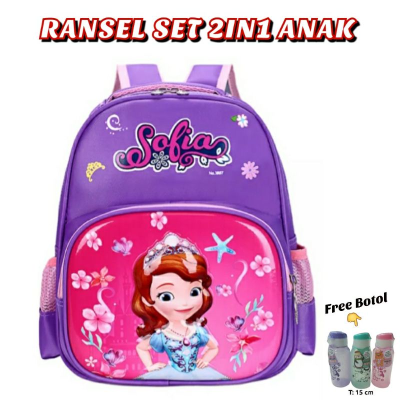 dem_sare / DS1129 Tas Ransel Anak Sekolah PAUD TK SD tas ransel sekolah anak perempuan karakter  Karakter Bag Backpack Mini Motif Cartoon Cute