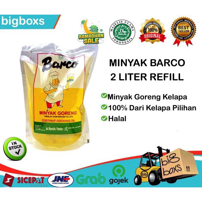 

Promo Awal tahun Minyak Barco 2 Liter Murah Cuci Gudang Awal Tahun