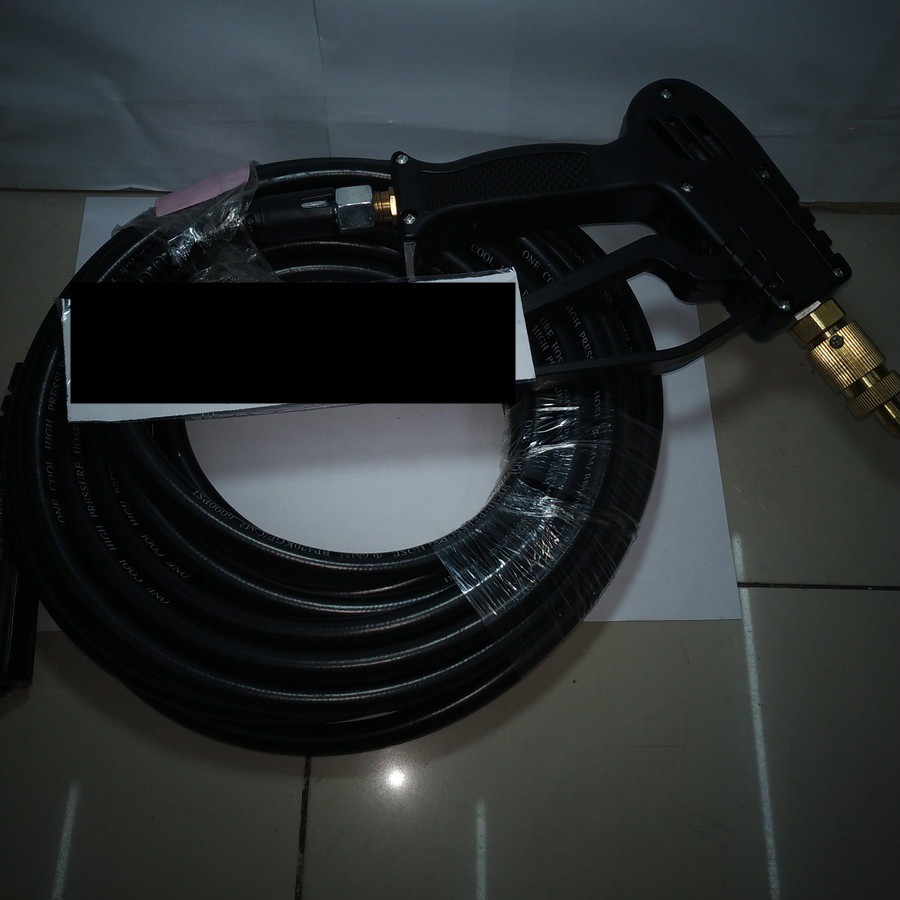 Selang steam 10meter hitam Gun steam AC nosel steam semprot