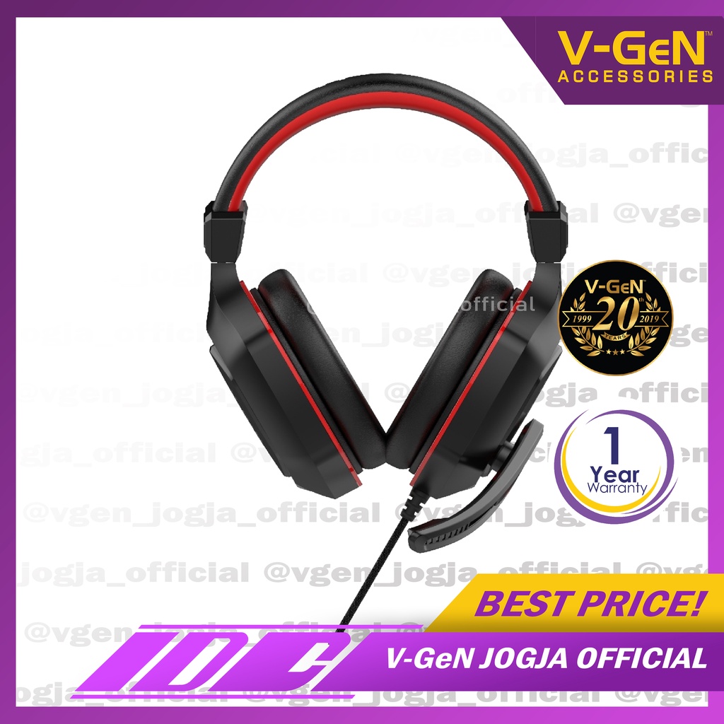 Headset Gaming V-GeN VHD1-02 HIFI Sound VGEN