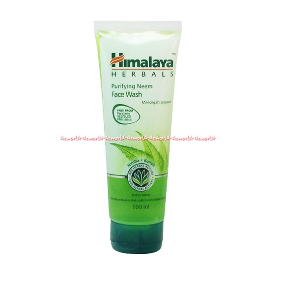 Himalaya Herbals Purifying Neem 100ml Face Wash Sabun Cuci Muka Pembersih Wajah Facewash Washing 100 ml