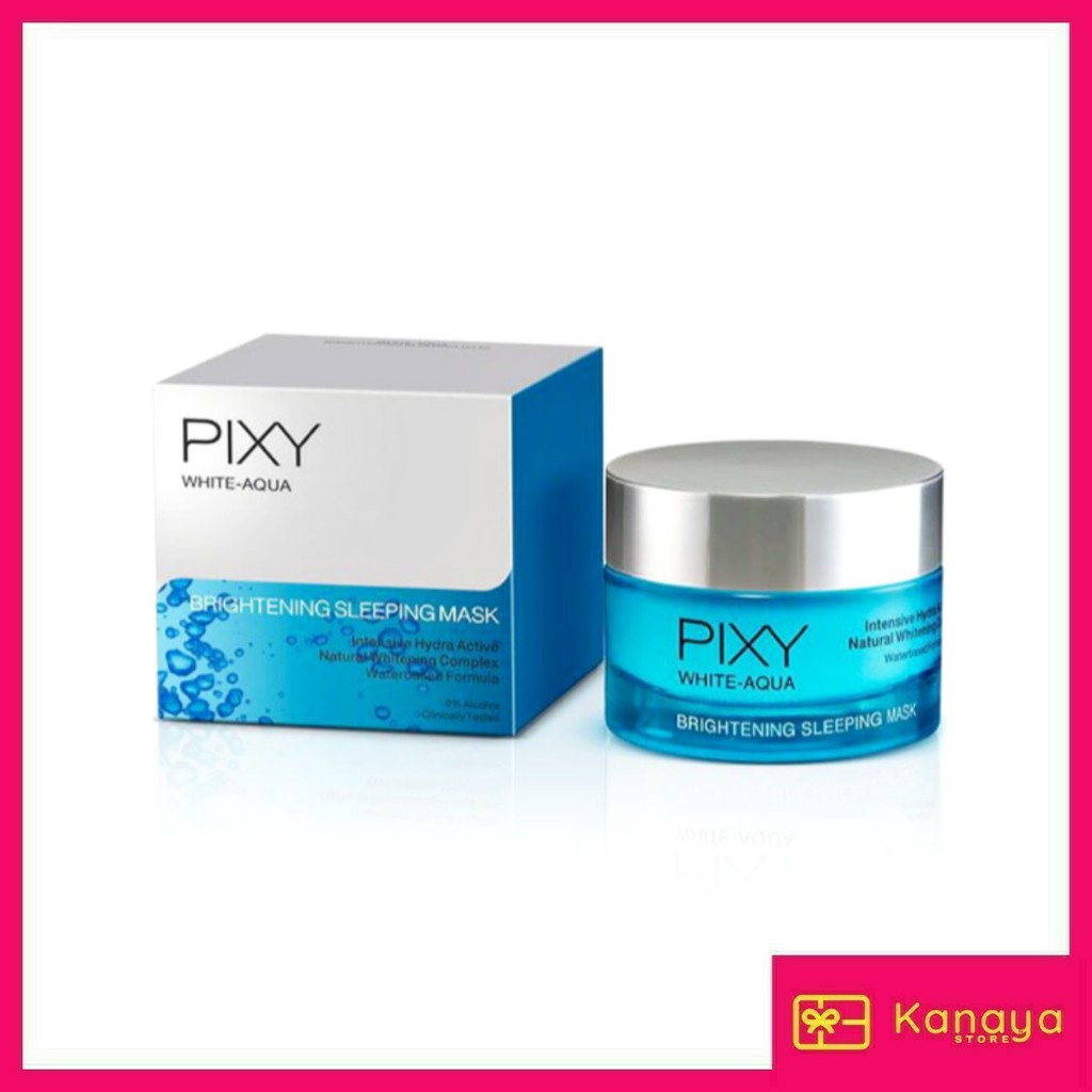 (BISA COD) Pixy White Aqua Brightening Sleeping Mask