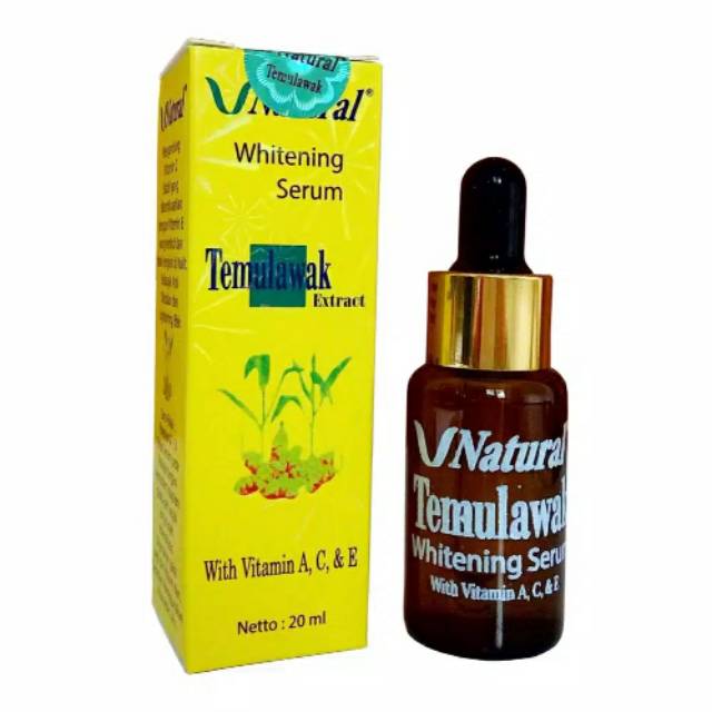 Whitening serum temulawak v natural | serum temulawak v natural original