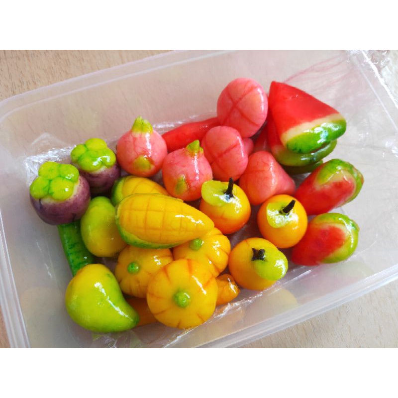 Kue Lukchup / Kue Buah Mini Thailand PO 1-3 Hari / Dessert / Garnish