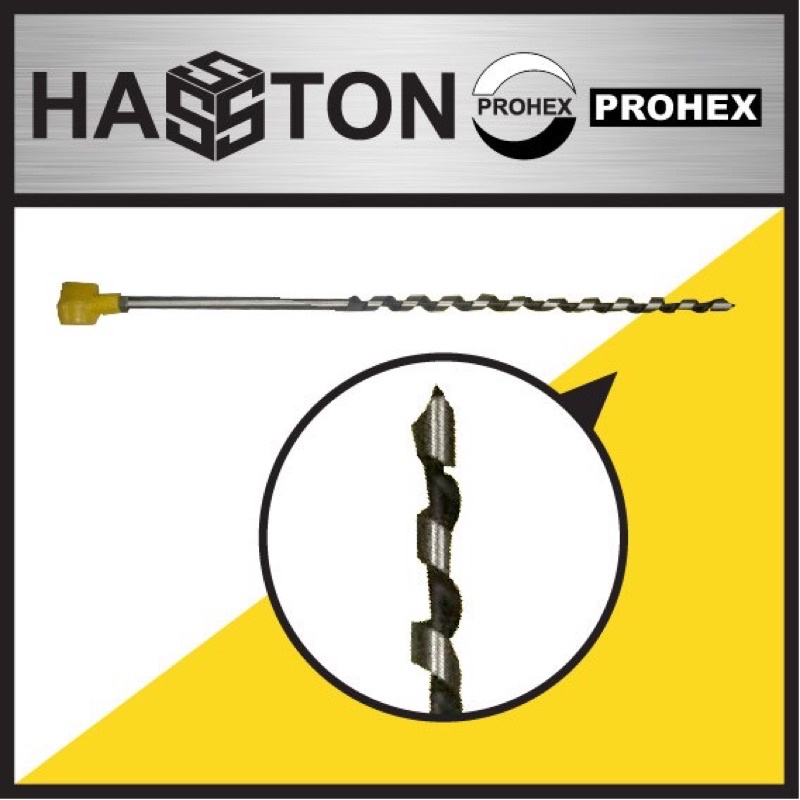 HASSTON PROHEX MATA BOR KAYU PANJANG 2 FUNGSI 3/8”x500