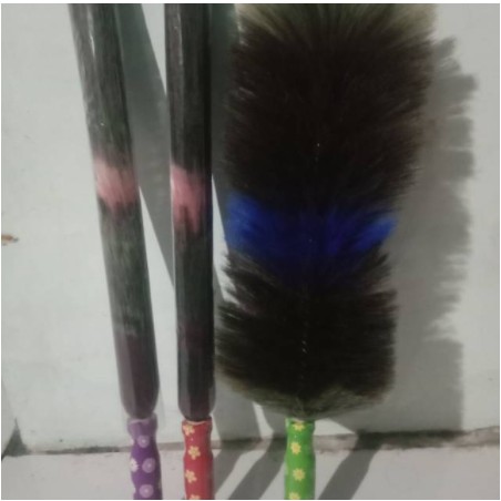 kemoceng bulu sintesis / kemoceng bulu kuda / kemucing bulu lembut praktis mudah di bersihkan sulak