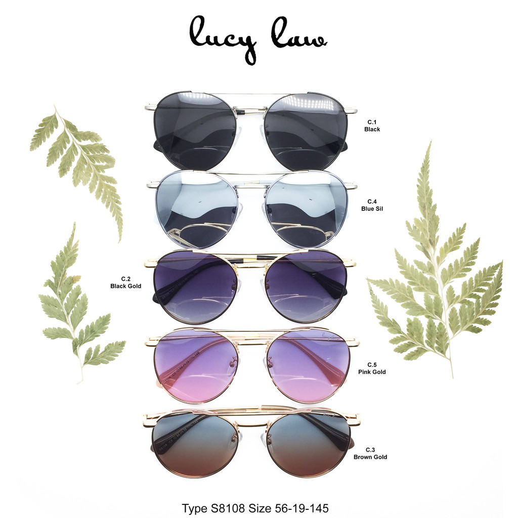 Lucy Law S8108 Sunglasses Include Polarized Lens