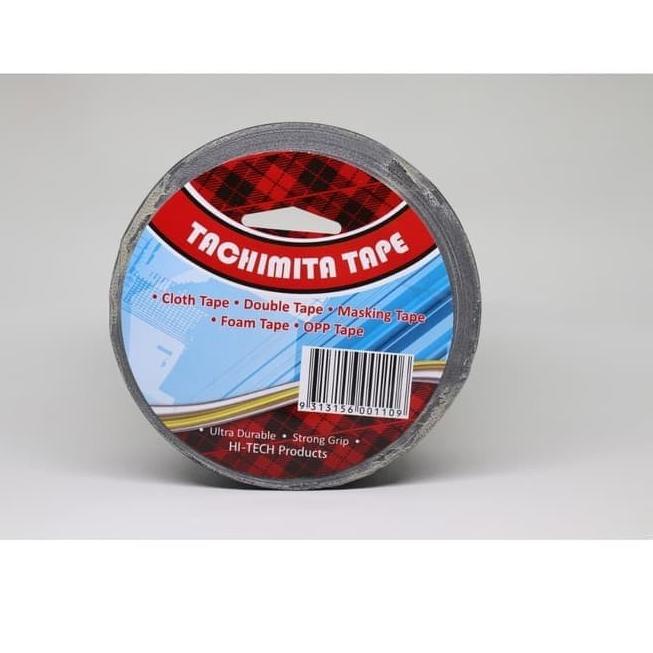 

Update! CLOTH TAPE/LAKBAN KAIN WARNA HITAM TACHIMITA 2 INCH 40 M