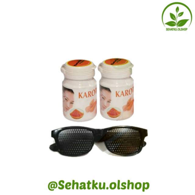 KAROTAMIN PAKET SILVER 150 KAPSUL GRATIS KACAMATA TERAPI | MINUS / PLUS /