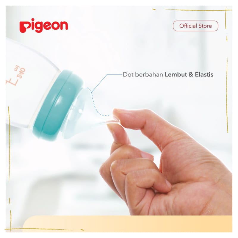 LAKUKU - PIGEON Dot Peristaltic Plus 3 Blister M &amp; L - Soft Touch Dot Bayi