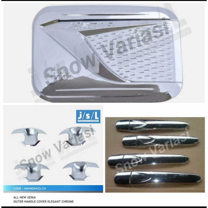 Paket outer handle tank cover all new Xenia 2012-2021chrome