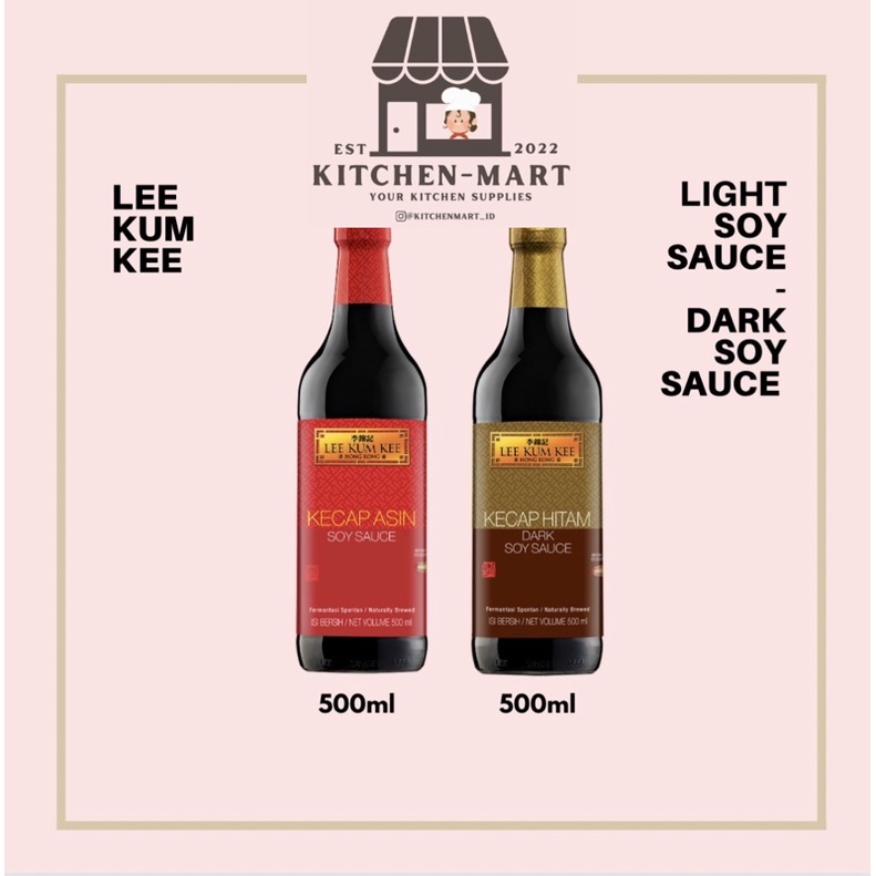 Jual LEE KUM KEE LIGHT SOY SAUCE 500ml DARK SOY SAUCE 500ml KECAP