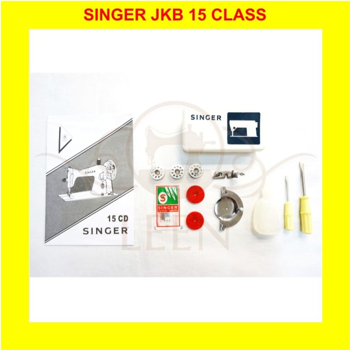 Mesin Jahit Tradisional SINGER 15 Class Jkb FULL SET ORI LEEN